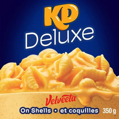 Kraft Deluxe Velveeta & Shells, 350g/12.35oz (Shipped from Canada)