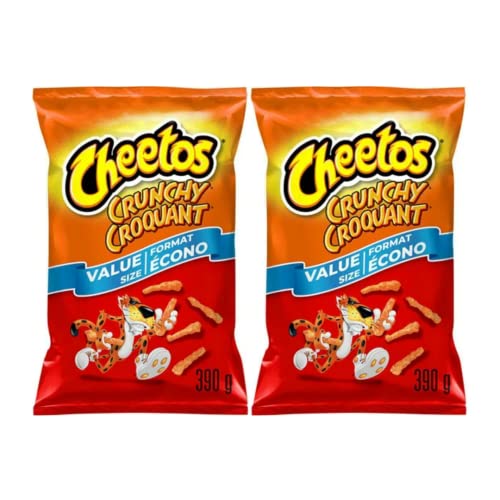 Cheetos Crunchy Cheese Flavored Snacks pack of 2