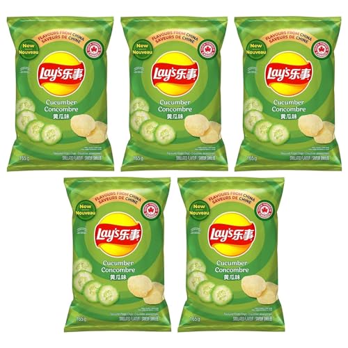 Lays Cucumber Potato Chips pack of 5
