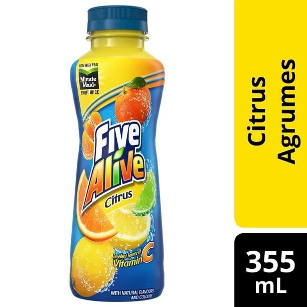 Minute Maid Five Alive Citrus, 355mL/12 fl. oz. (Shipped from Canada)