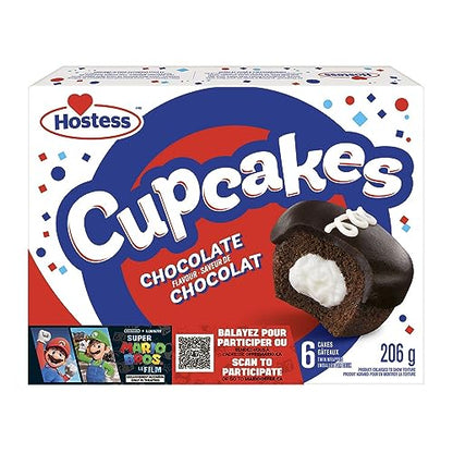 Hostess Cupcakes Chocolate Cakes, 206g/7.2oz (Shipped from Canada)