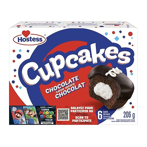 Hostess Cupcakes Chocolate Cakes, 206g/7.2oz (Shipped from Canada)