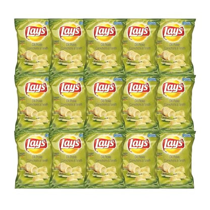 Lays Dill Pickle Potato Chips Snack Bag 40g/1.4oz (Shipped from Canada)