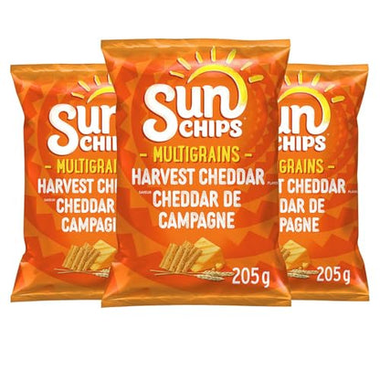 Sun Chips Harvest Cheddar Flavour Multigrain pack of 3