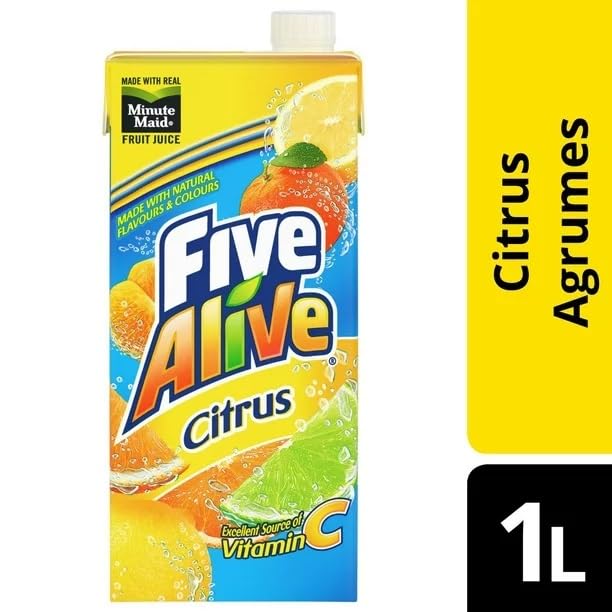 Five Alive Citrus, 1 Litre / 33.8 fl. oz. (Shipped from Canada)