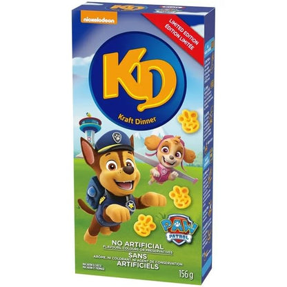 KD Kraft Dinner Paw Patrol Macaroni and Cheese Shapes  156g/5.50oz (Shipped from Canada)