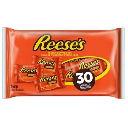 Reese's Peanut Butter Cups Snack Size, Multipack 30 X 15g, 468g/16.5oz (Shipped from Canada)