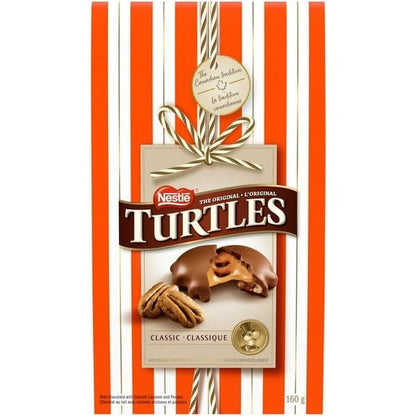 TURTLES Classic Recipe Chocolates Share Bag, 160g/5.6 oz (Includes Ice Pack) Shipped from Canada