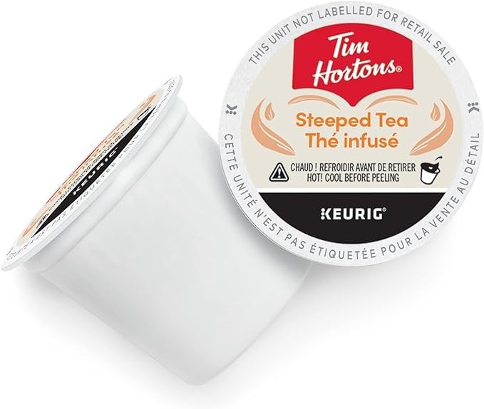 Tim Hortons Steeped Tea - Orange Pekoe Blend, Keurig K-Cup Pods 30ct, 126g/4.4 oz (Shipped from Canada)