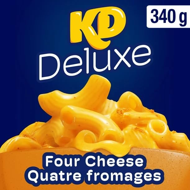 Kraft Dinner Deluxe Four Cheese 340G/12oz (Shipped from Canada)