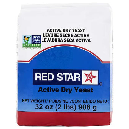 Red Star Active Dry Yeast, Non-GMO, 908g/32 oz (Shipped from Canada)