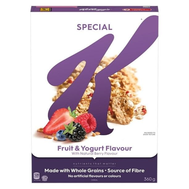 Kellogg's Special K Fruit and Yogurt Cereal - Source of 9 Essential Nutrients, 360g/12.7 oz (Shipped from Canada)