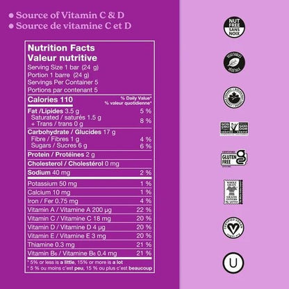 Made Good Birthday Cake Chocolate Drizzled Granola Bars Nutrition Facts