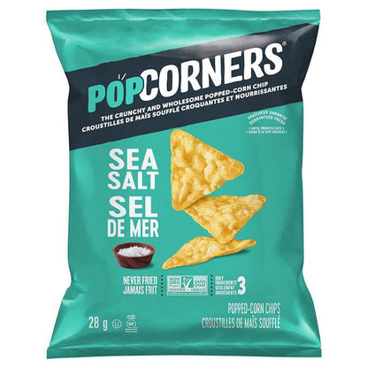 Pop Corner Flavoured Popped-Corn Chips Variety Pack, 30ct x 28g/1 oz (Shipped from Canada)