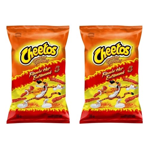 Cheeto Crunchy Flamin Hot Cheese Snacks pack of 2