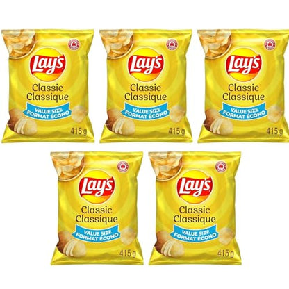 Lays Classic potato chips Value Size pack of 5