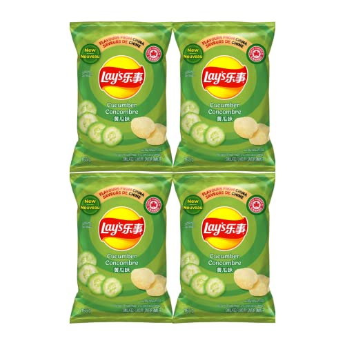 Lays Cucumber Potato Chips pack of 4