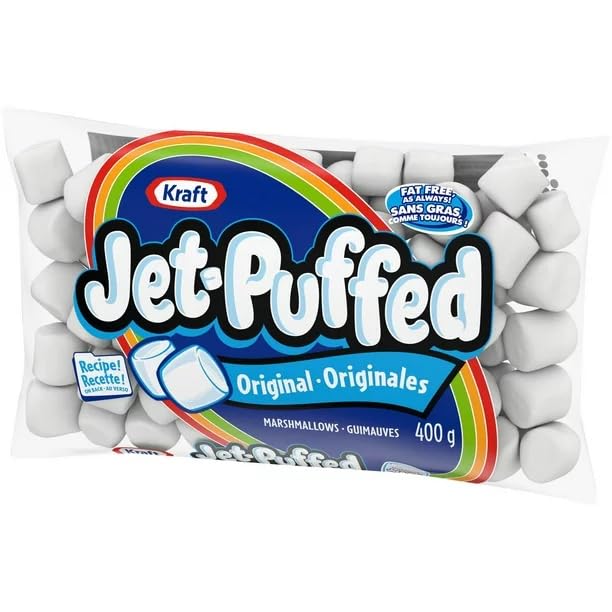 Jet-Puffed Original Marshmallows 400g/14oz (Shipped from Canada)