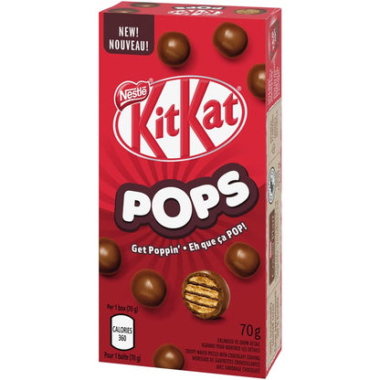 Kit Kat Pops Milk Chocolaty Snacks Carton, 70g/2.47oz (Shipped from Canada)