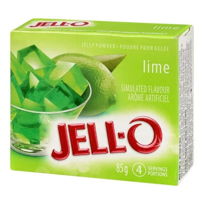 Jell-O Lime Jelly Powder, Gelatin Mix, 85g/3oz (Shipped from Canada)