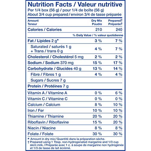 Kraft Dinner Original Macaroni and Cheese Box, 225g/7.93oz (Shipped from Canada)