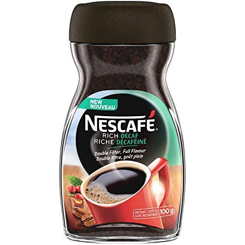 NESCAFE Rich Decaffeinated Instant Coffee 100g/3.52oz (Shipped from Canada)