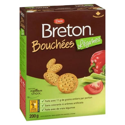 Dare Breton Veggie Bites, 200g/7oz (Shipped from Canada)