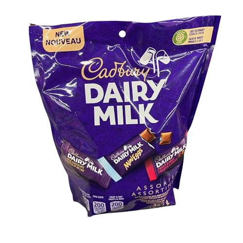 Cadbury Dairy Assorted Milk Chocolate, Mini Eggs & Fruit and Nut, 361g/12.7 oz (Shipped from Canada)