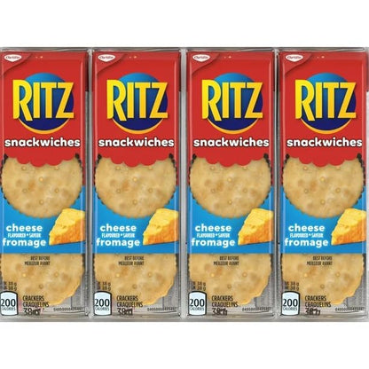 Ritz Snackwich Crackers, Cheese Flavour, 8 x 38g, 304g/10.7oz (Shipped from Canada)