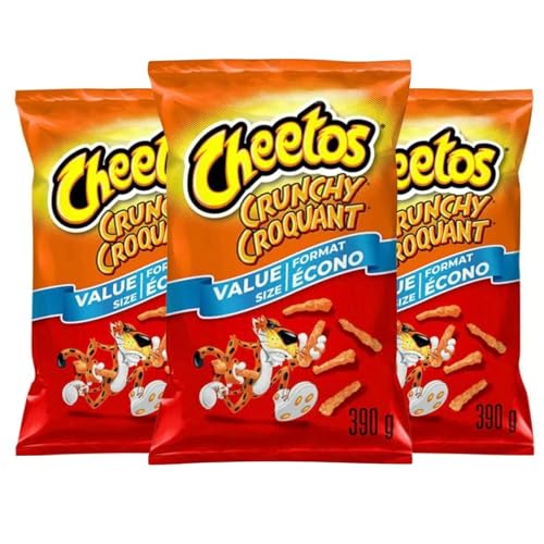Cheetos Crunchy Cheese Flavored Snacks pack of 3
