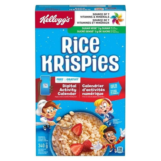 Kellogg's Rice Krispies Cereal Original, 340g/12 oz (Shipped from Canada)