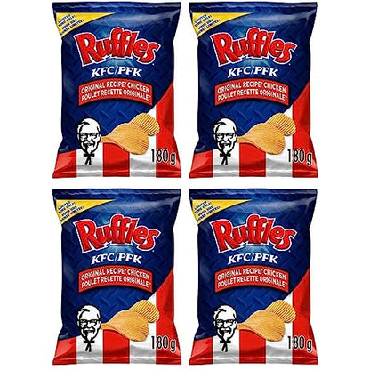 Ruffles KFC Original Chicken Potato Chips 180g/6.3oz (Shipped from Canada)