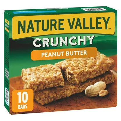 Nature Valley Crunchy Granola Bars, Peanut Butter, 2 Bars per Sachet, 5 Sachets x 46g, 230g/8.1 oz (Shipped from Canada)