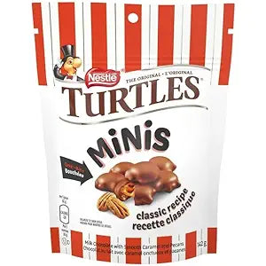 Nestle Turtles Minis Chocolate Classic Recipe, 142g/5oz  (Includes Ice Pack) (Shipped from Canada)