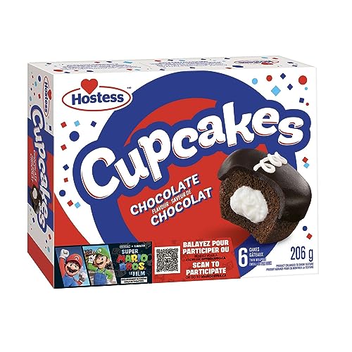 Hostess Cupcakes Chocolate Cakes, 206g/7.2oz (Shipped from Canada)