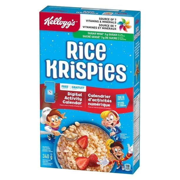 Kellogg's Rice Krispies Cereal Original, 340g/12 oz (Shipped from Canada)