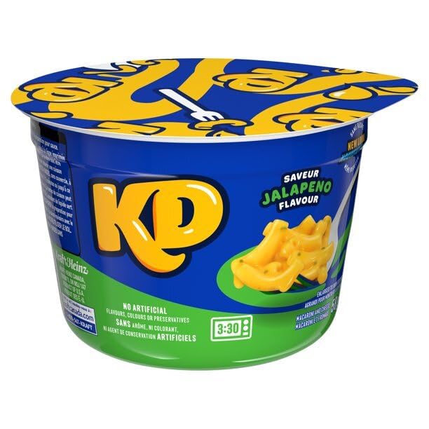 Kraft Dinner Jalapeno Macaroni & Cheese Snack Cup 58g/2.05oz (Shipped from Canada)