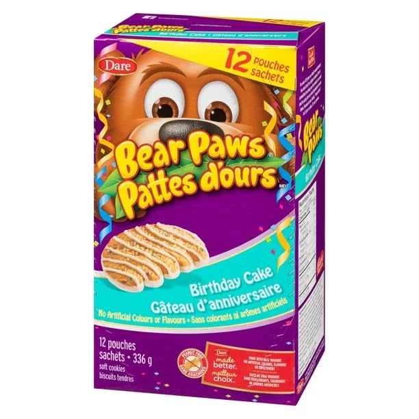 Dare Bear Paws Birthday Cake front cover