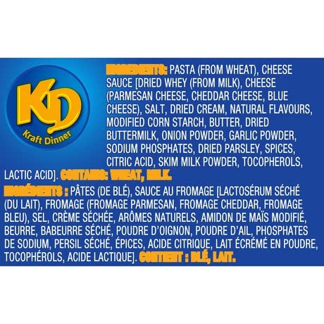 Kraft Dinner Alfredo Macaroni and Cheese, 175g/6.1oz (Shipped from Canada)