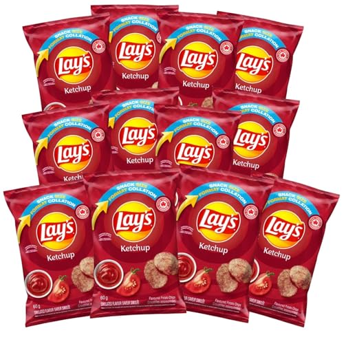 Lay's Ketchup Flavoured Potato Chips pack of 12