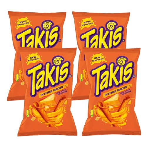 Takis Intense Nacho Cheese Non Spicy pack of 4