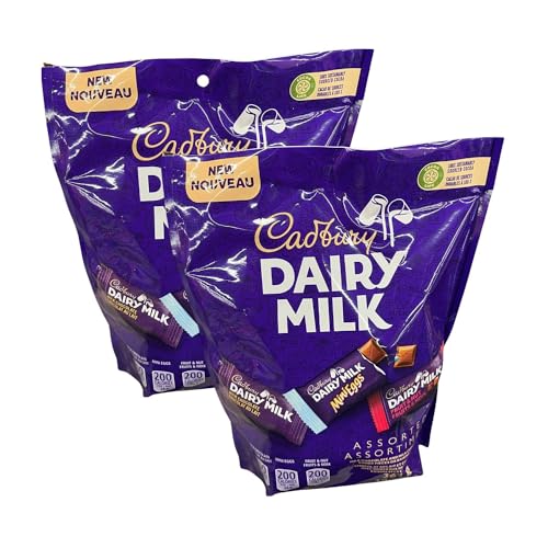 Cadbury Dairy Assorted Milk Chocolate, Mini Eggs & Fruit and Nut, 361g/12.7 oz (Shipped from Canada)