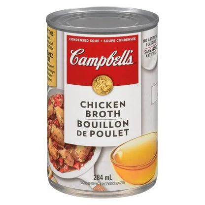 Campbell's Chicken Condensed Broth - Fat Free, 284 mL/9.6 fl. oz (Shipped from Canada)