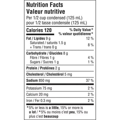 Campbell's Condensed Soup Cream of Mushroom - Made with Real Mushrooms & Fresh Cream, 284 mL/9.6 oz (Shipped from Canada)