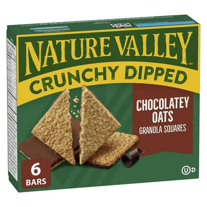 Nature Valley Crunchy Granola Bars Chocolate Oatmeal front cover