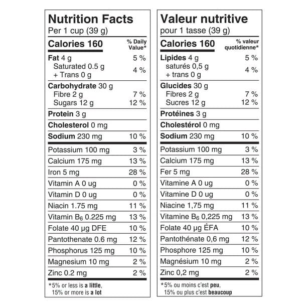 Reese's Puffs Breakfast Cereal, Peanut Butter Chocolate, Whole Grains, 326g/11.50 oz (Shipped from Canada)