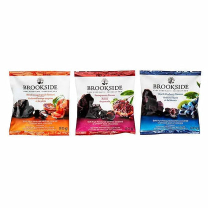 Brookside Dark Chocolate, Assorted Flavours, 40 × 20g/0.70oz (Includes Ice Pack) (Shipped from Canada)