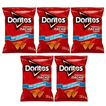 Doritos Nacho Cheese Tortilla Chips Value Sized pack of 5