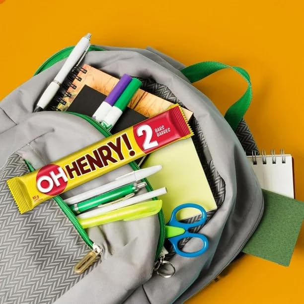 OH HENRY! Chocolatey King Size Candy Bar, 85g/3oz (Includes Ice Pack) (Shipped from Canada)