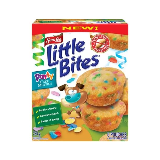 Sara Lee Little Bites Party Cake Muffins, 234g/8.25oz (Shipped from Canada)